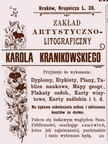Józefa Czecha Kalendarz Krakowski na rok 1900. [R. 69]