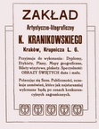 Józefa Czecha Kalendarz Krakowski na rok 1913. [R. 82]