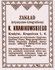 Józefa Czecha Kalendarz Krakowski na rok 1916. [R. 85]