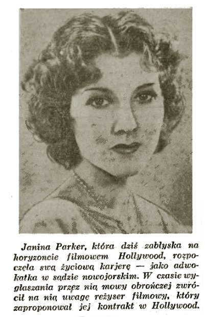 Janina Parker aktorka
